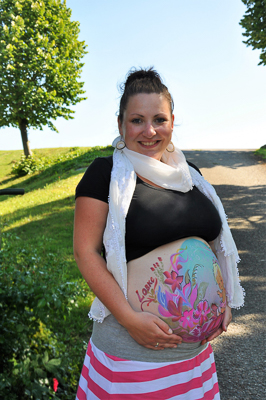 Babyshower Bellypaint Looklab Fotoshoot